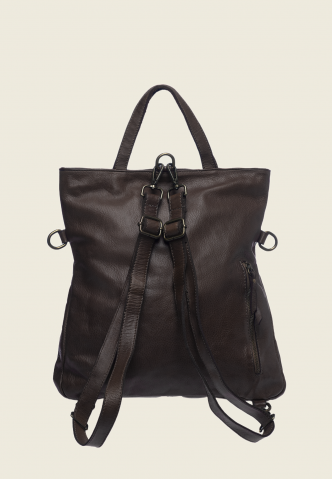 Сумка-рюкзак 0320 Темно-коричневый